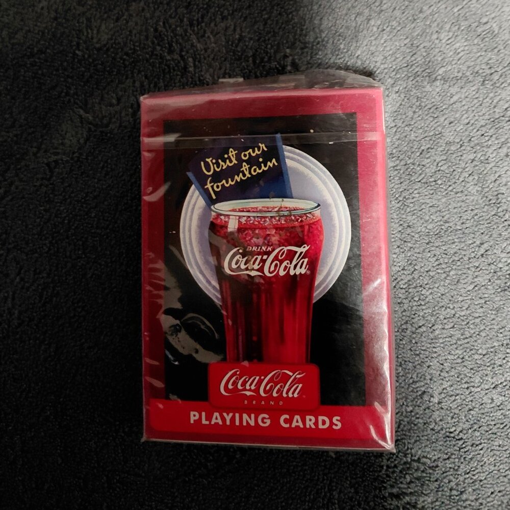 Vintage Coca Cola Playing Cards... New Sealed Package